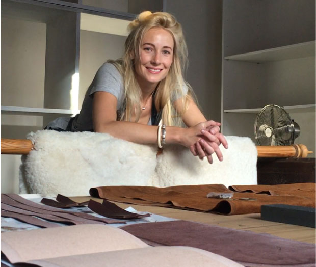 Justine-in-workshop Justine-in-workshop